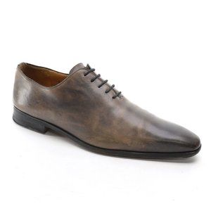 Men Danyberd Gray Leather Wholecut Gradient Oxford 43.5